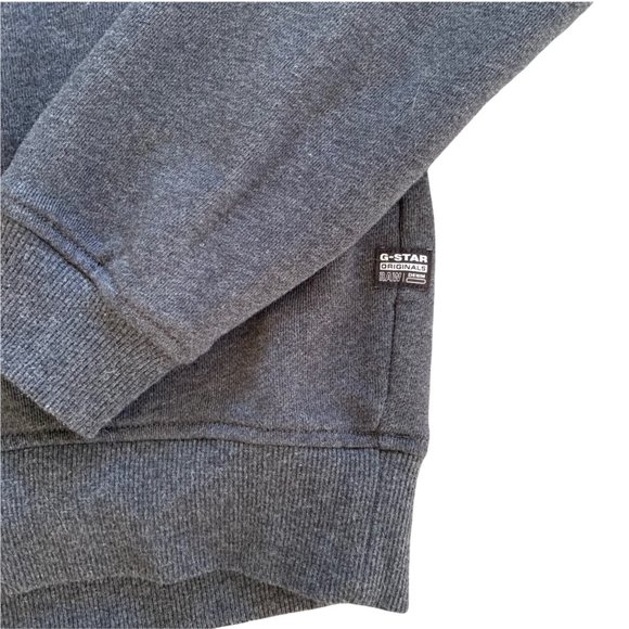 RAW G-Star Grey Crewneck Pullover Sweatshirt - Picture 2 of 6